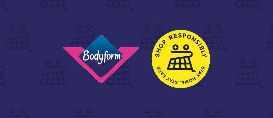 Bodyform Shop Responsibly Banner