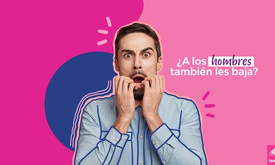 ¿A los hombres también les baja?
