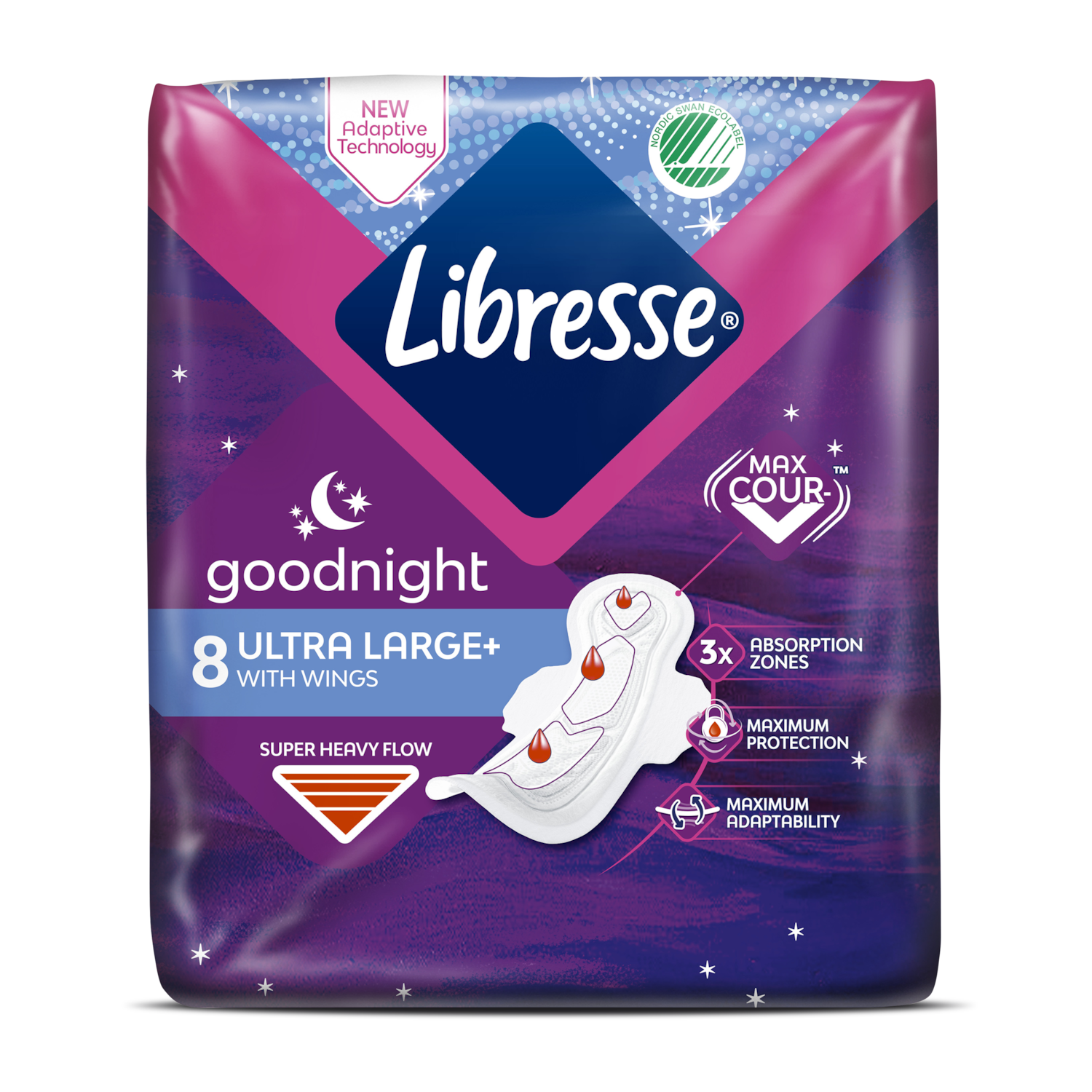 Σερβιέτες Libresse Goodnight Ultra Large με φτερά