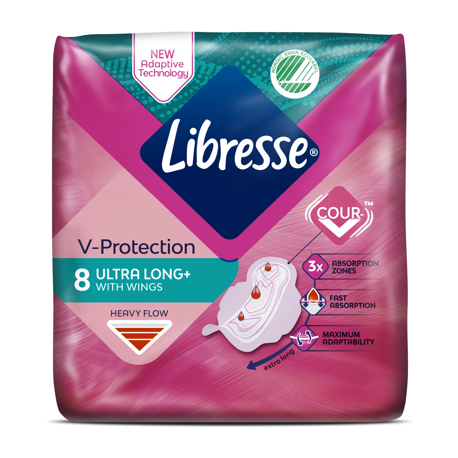 Σερβιέτες Libresse Ultra+ Long με φτερά