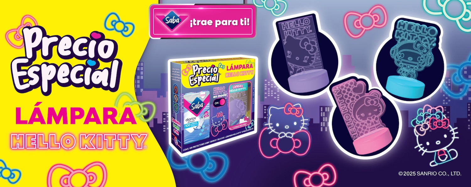 1 paquete de Diarios Delicate 100 piezas + Lámpara Hello Kitty