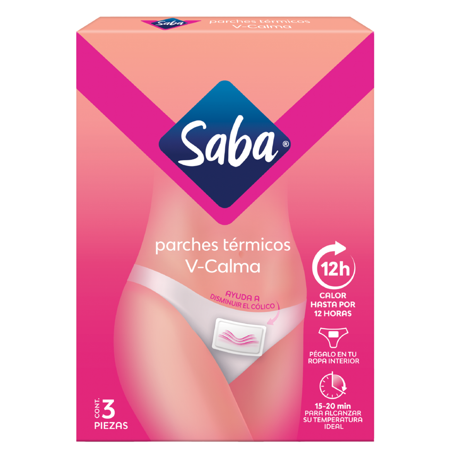 Saba® Parches Térmicos V-Calma