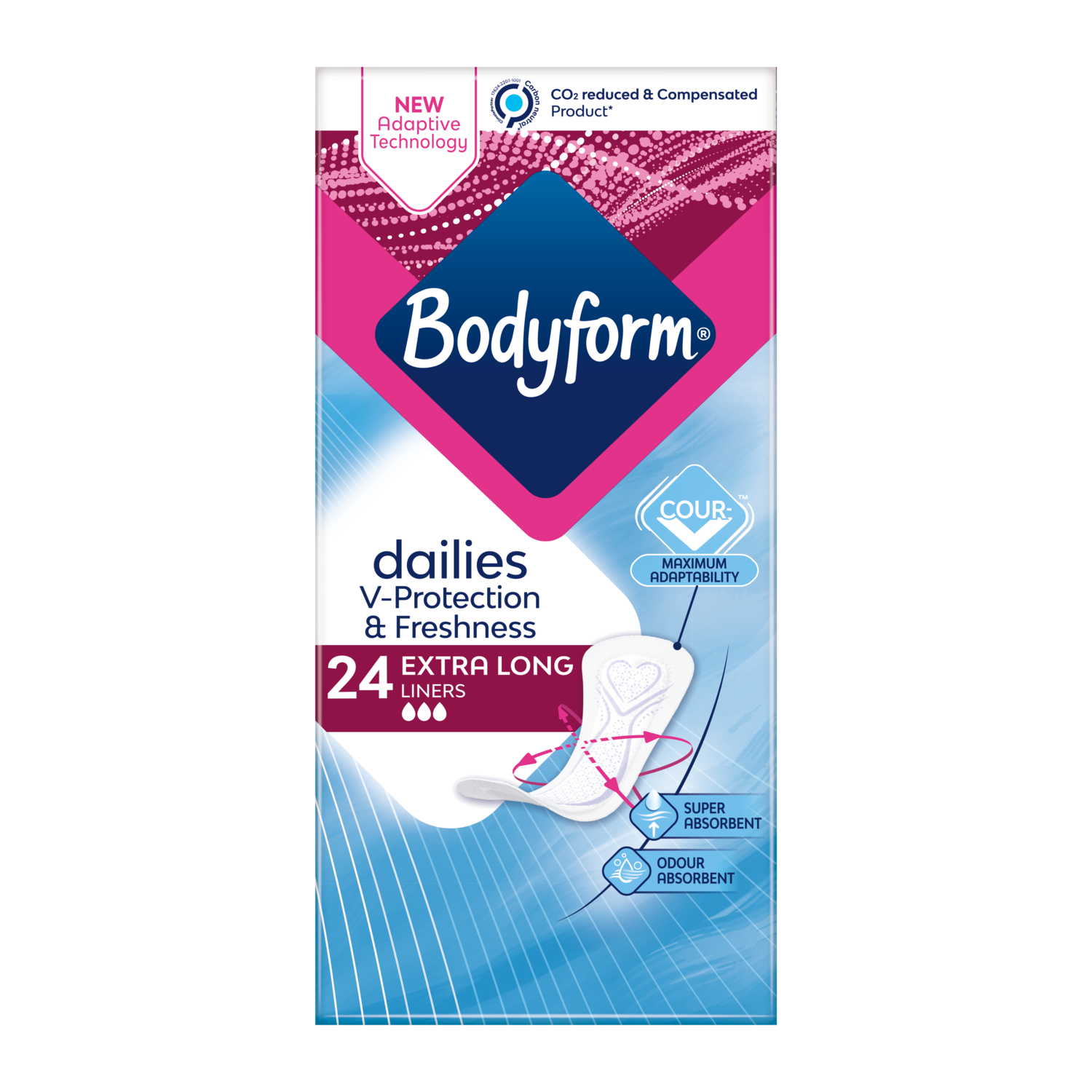 Bodyform Extra Long Liners
