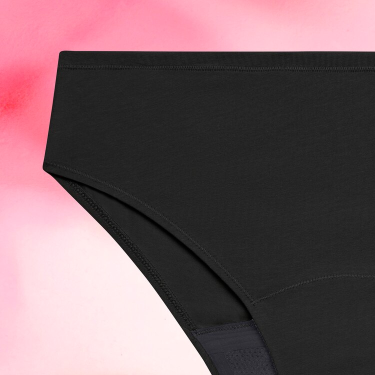 Essentials Brazilian Heavy Black Front Crop On Fluid