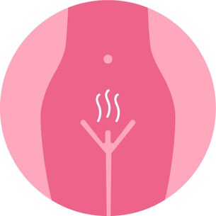 icono de resequedad vaginal
