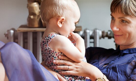 Woman with baby