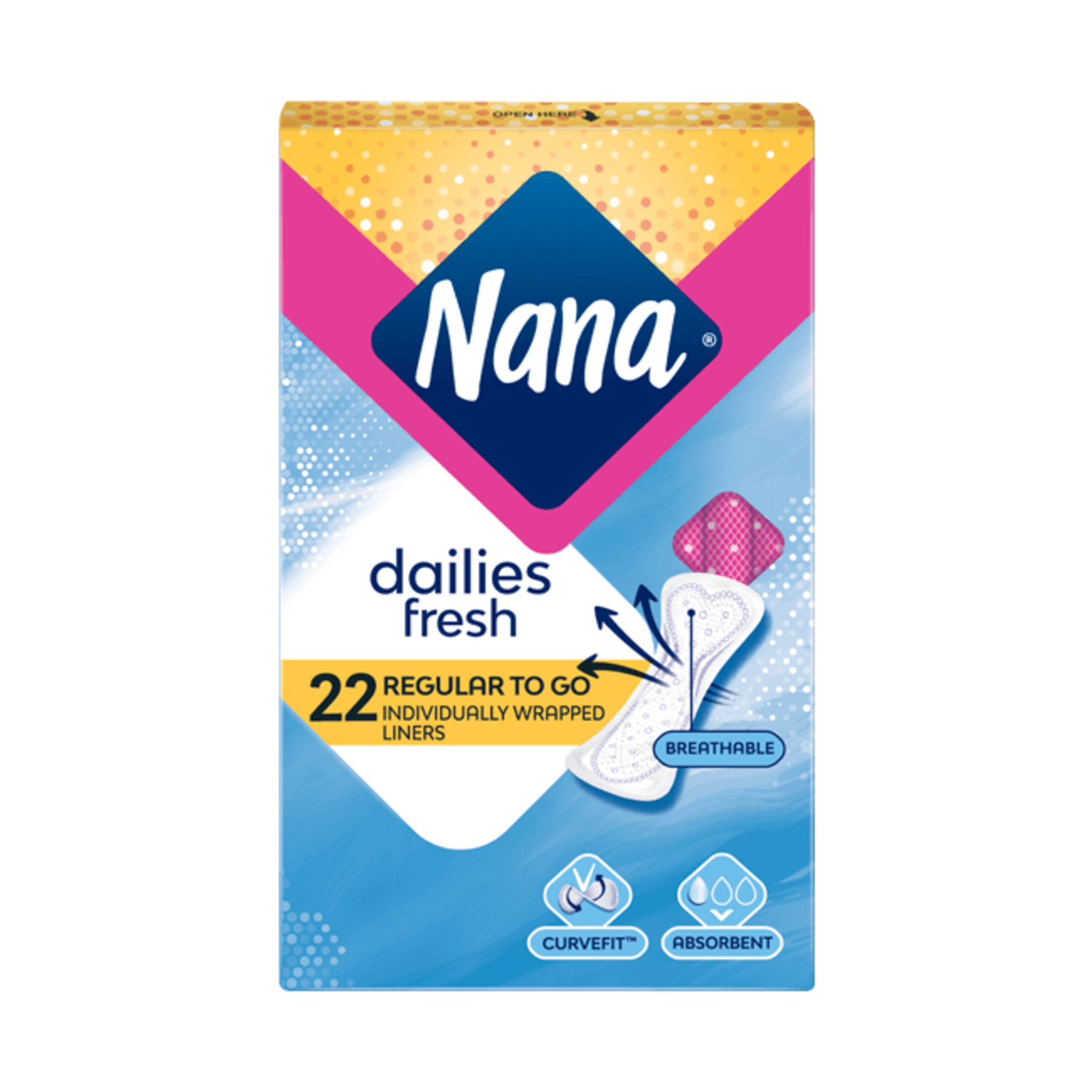 Single Wrap Panty Liners Nana Kuwait