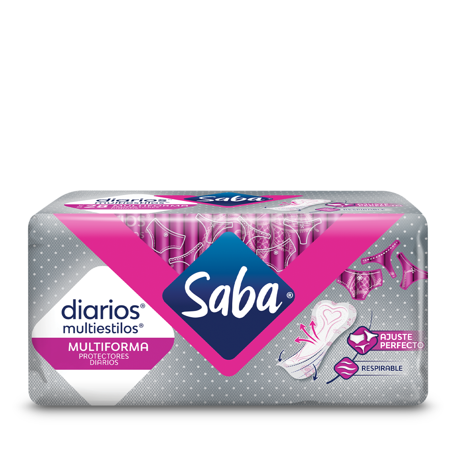 Saba® Protectores Diarios® Multiestilos® Protectores Multiforma
