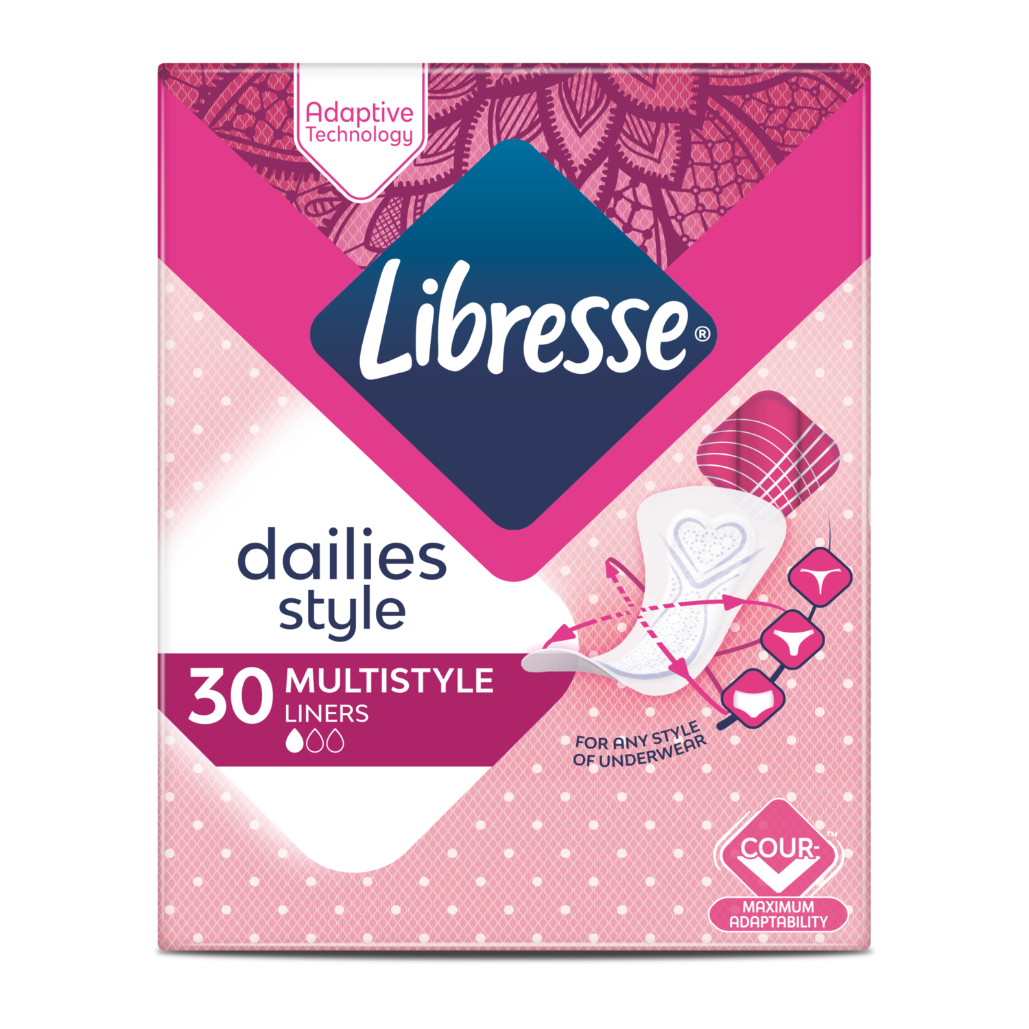 LIBRESSE DAILIES STYLE MULTISTYLE 30