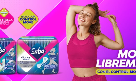 Movete libremente con la línea Saba® V-Sport
