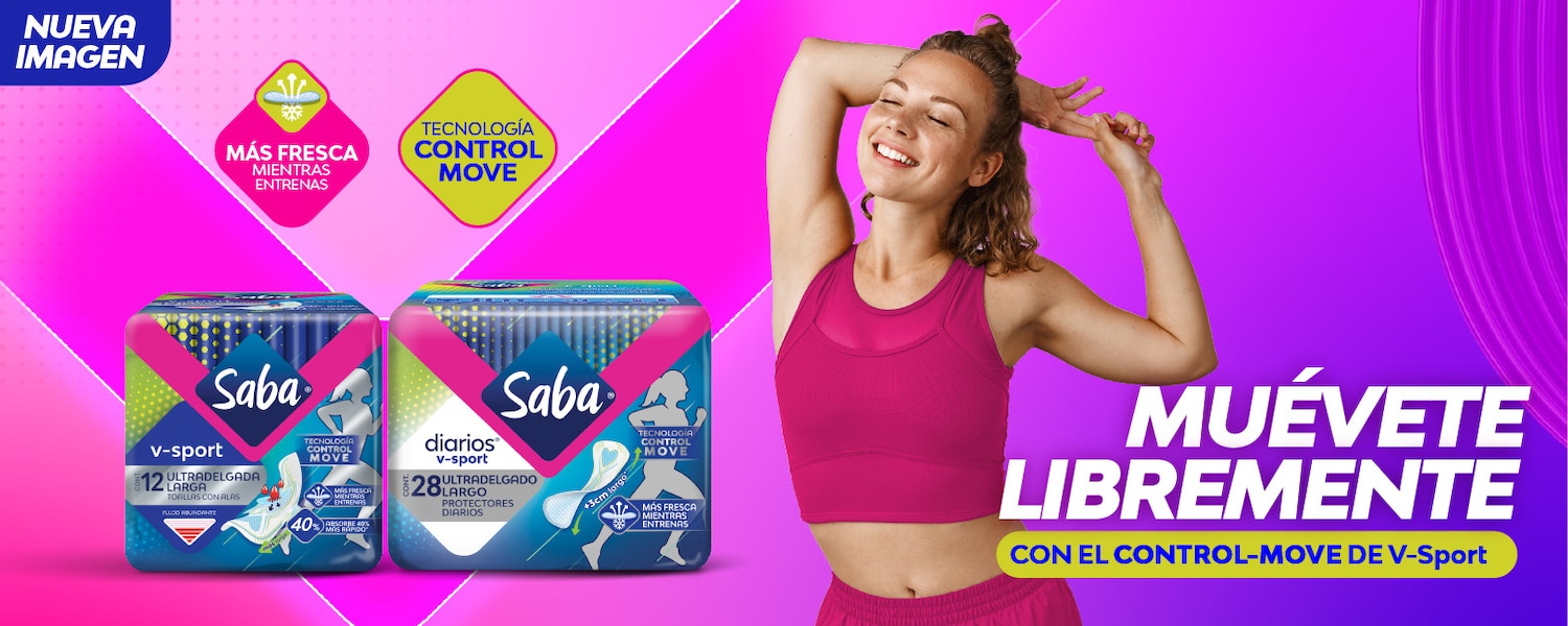 Muévete libremente con la línea Saba® V-Sport