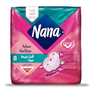 Nana V Protection Long With Wings Pack X8 Ultra Pads Me Arabic