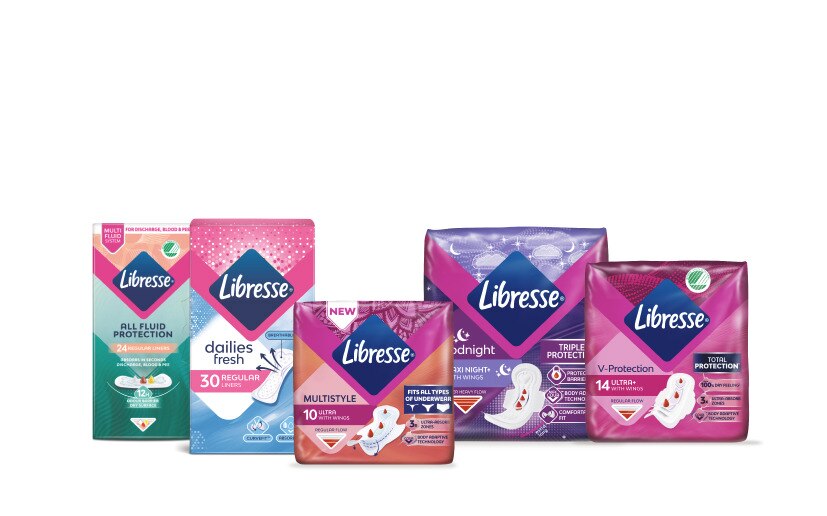 Libressen siteiden ja pikkuhousunsuojien valikoima