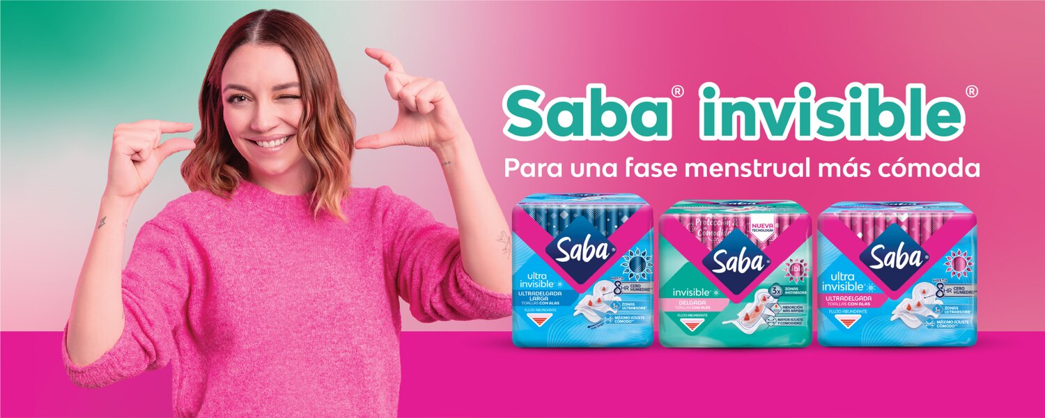 Saba Invisible - Para una fase menstrual más cómoda
