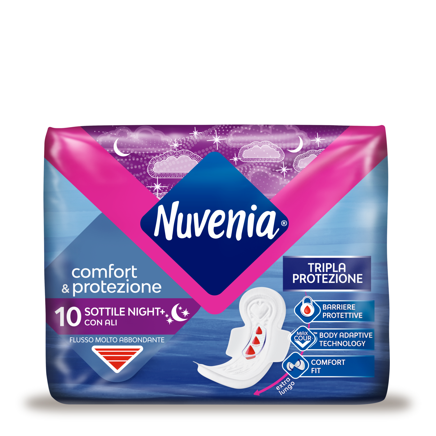 Assorbenti Sottile Notte con Ali