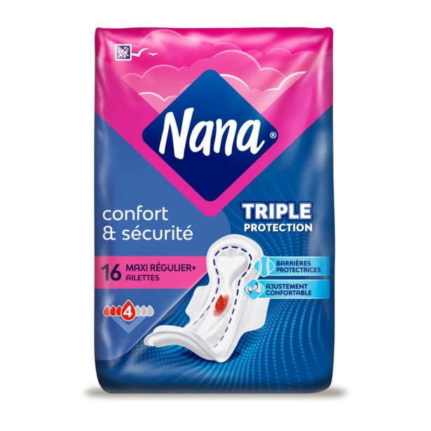 Nana Comfortsecurity Normal Wings Pack X16 Maxi Pads