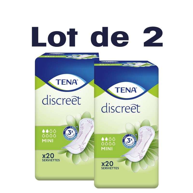 Serviettes TENA Discreet