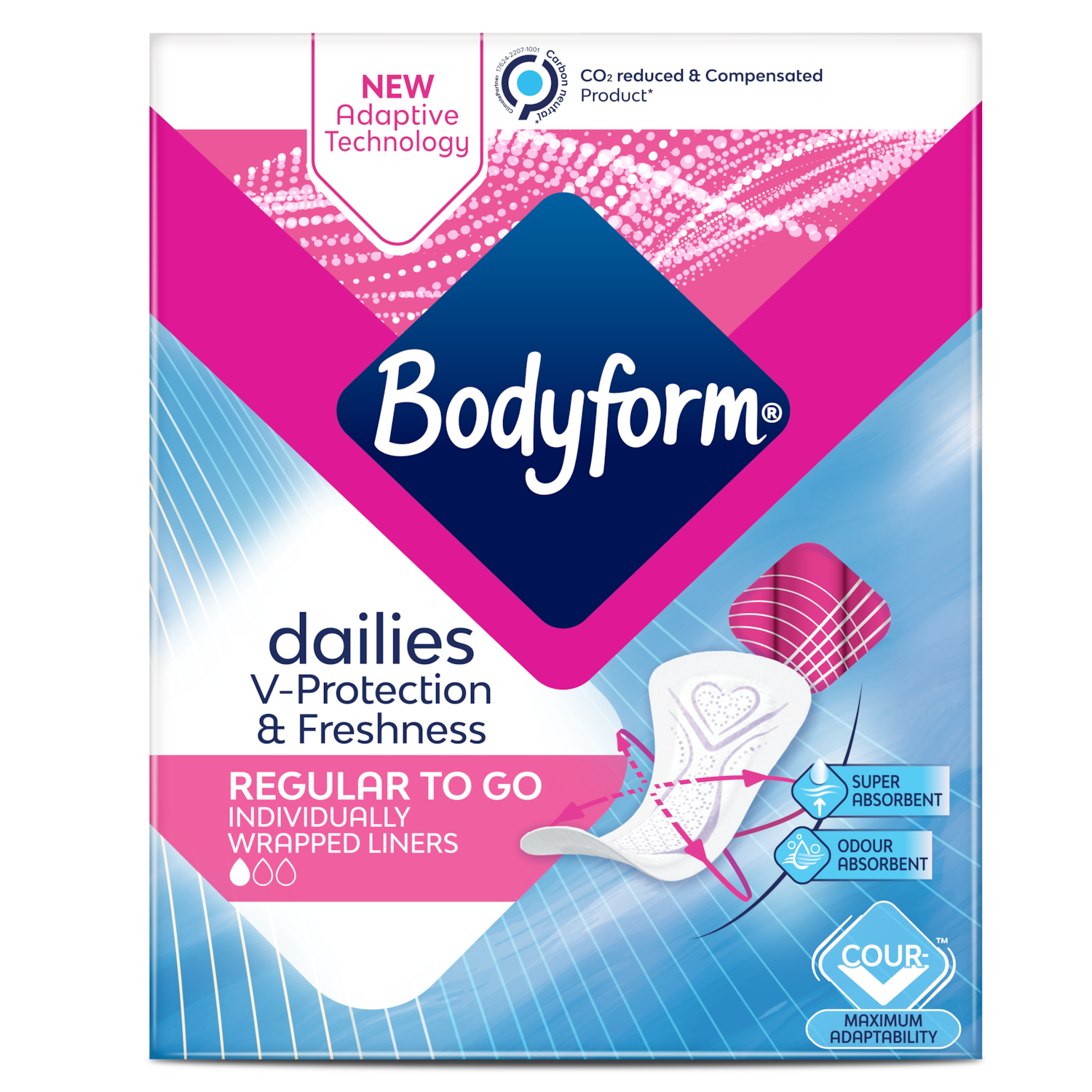 Bodyform Dailies Normal Panty Liners