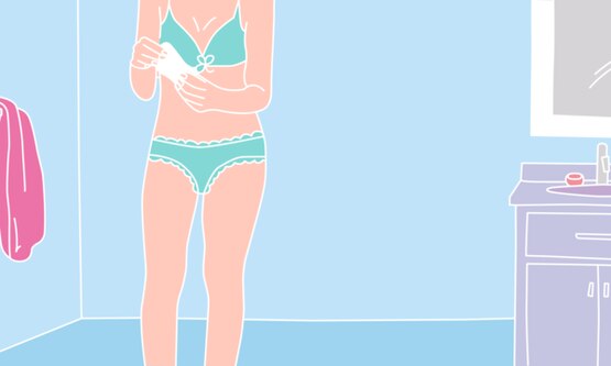 1500x600 Woman In Bathroom