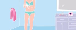 1500x600 Woman In Bathroom