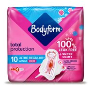Bodyform V-Protection & Freshness Normal Deo Ultra+ Towels with Wings