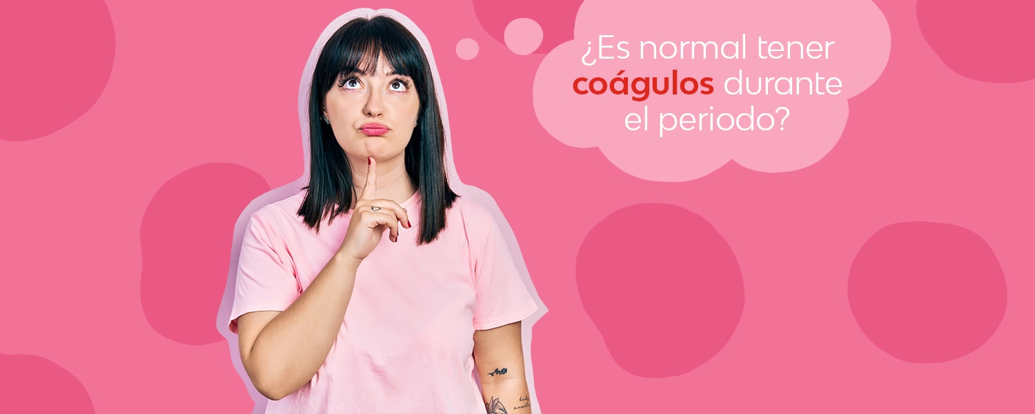 ¿Es normal tener coágulos durante el periodo?