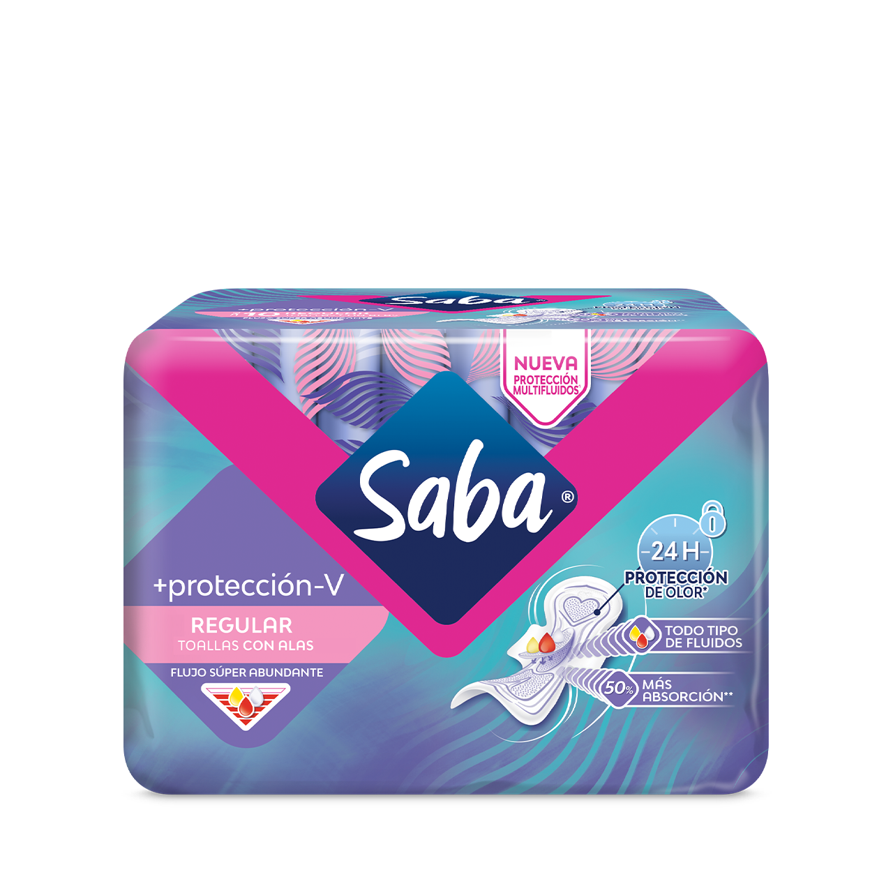 Saba Inam Saba® +protección-V Regular con Alas | Saba