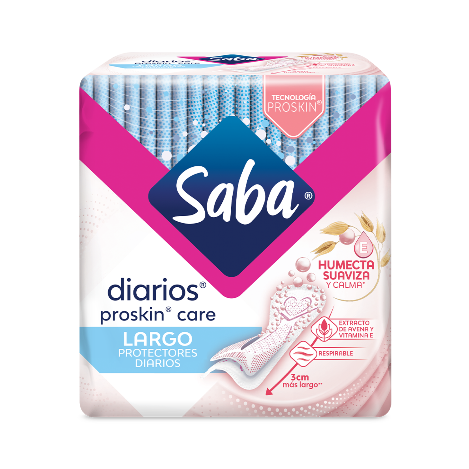 Saba® Diarios ProSkin Care Protectores Largos