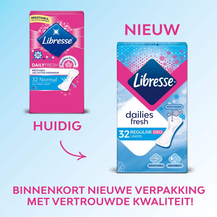 Libresse Regular Deo inlegkruisjes