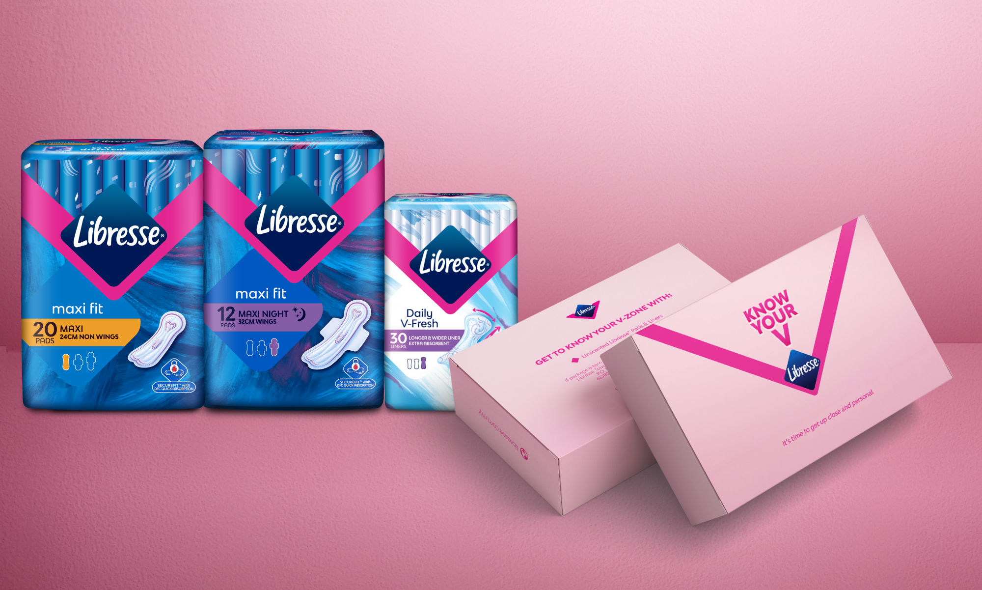 LIBRESSE® KNOW YOUR V TRIAL PACK MAXI NON WINGS