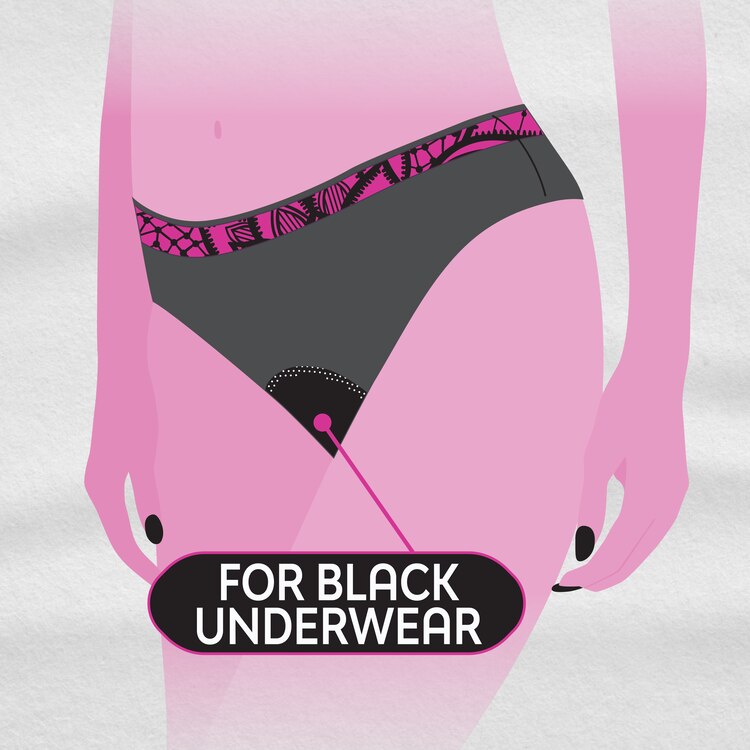 Securefit Black Underwear Illustration Eng