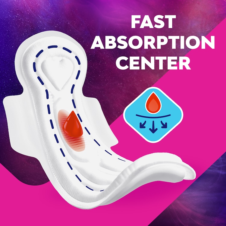 Libresse Svita Maxi Night Mrsi Fast Absorption Center