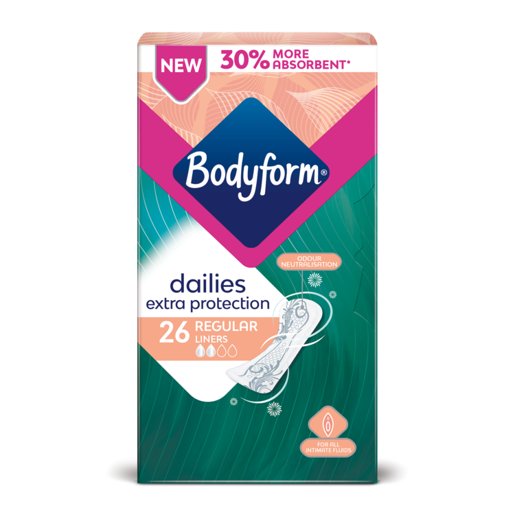 Bodyform Extra Protection Regular Liners Bodyform