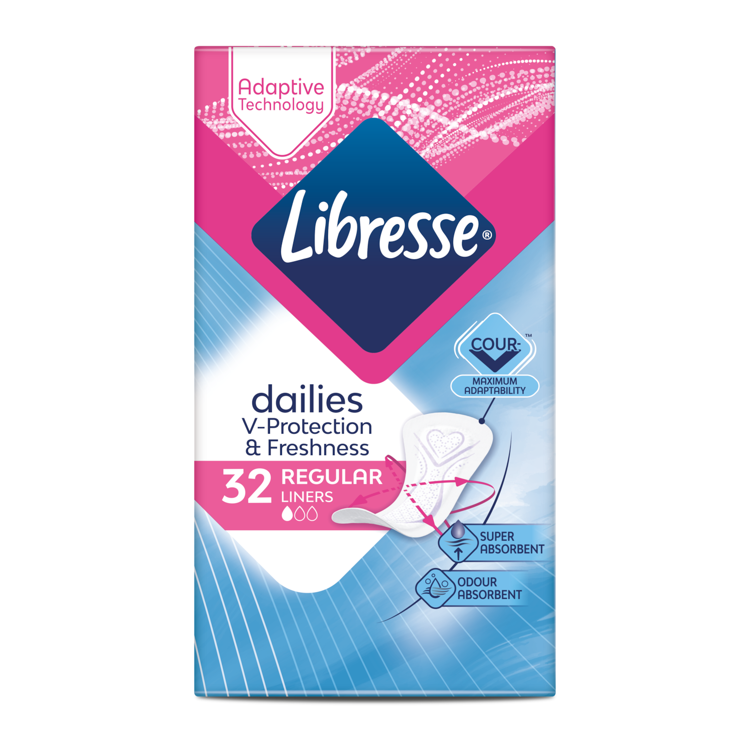 Libresse V-Protection & Freshness Regular dnevni ulošci