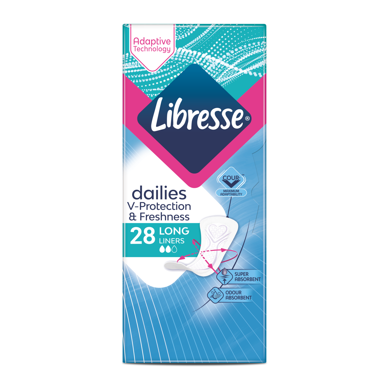 Libresse V-Protection & Freshness Long dnevni ulošci