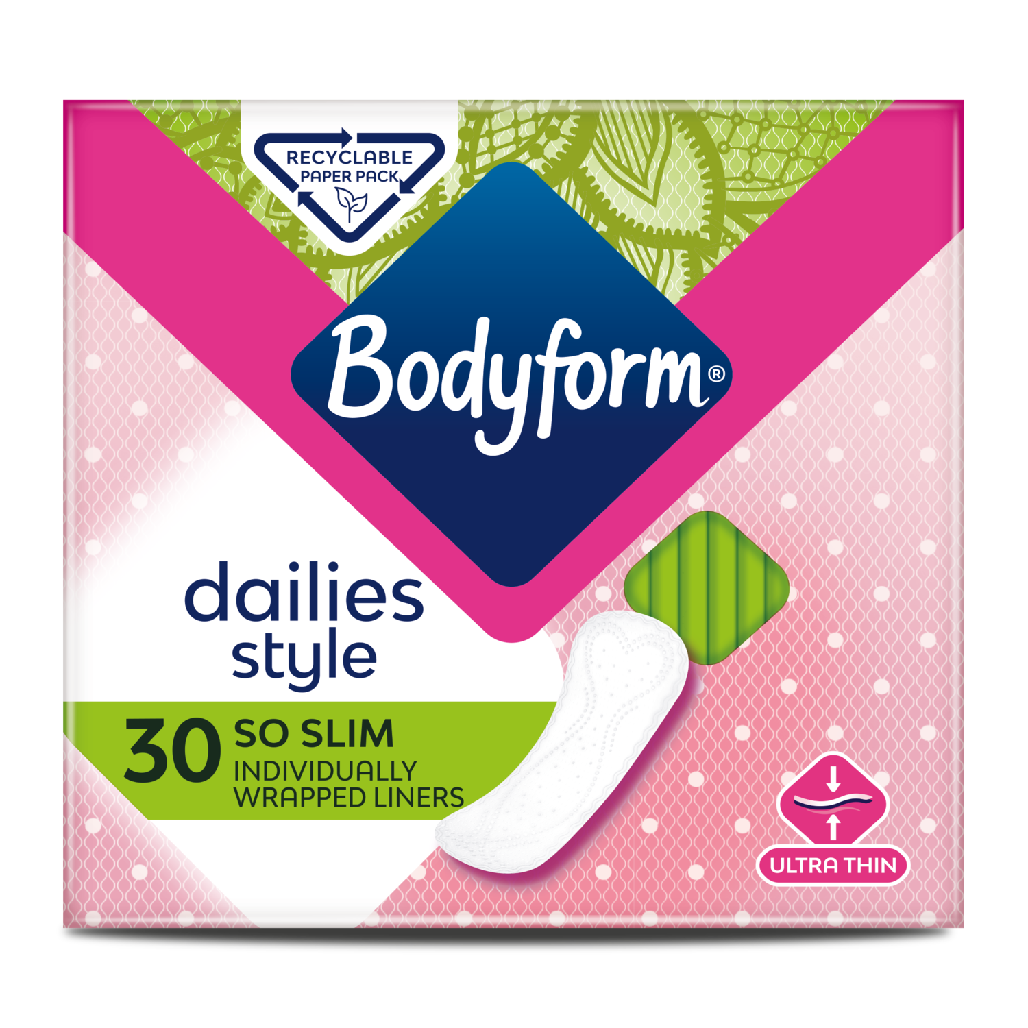 Bodyform Dailies So Slim Panty Liners