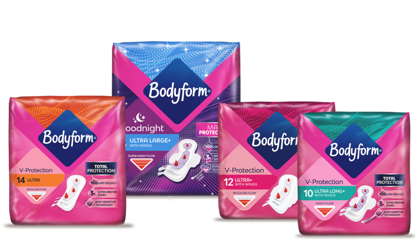 Bodyform towel product