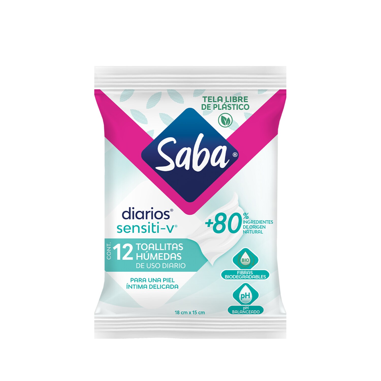 Saba® Sensiti-V® Toallitas Húmedas