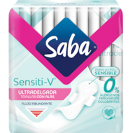 Saba Sensiti V Ultradelgada Pack Toallas