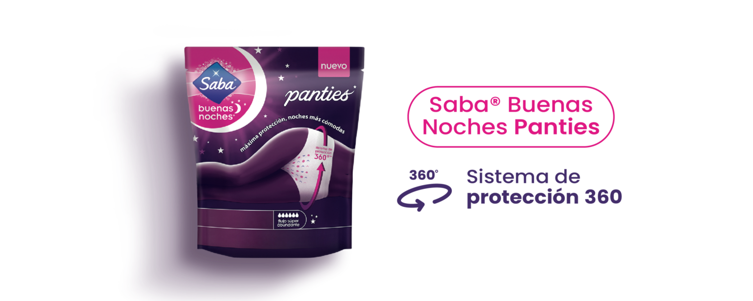 pack de Buenas Noches Panties sobre fondo color transparente - Saba