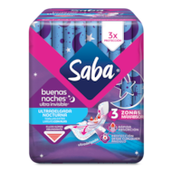 Saba Buenas Noches Ultra Invisible Pack Toallas Vf