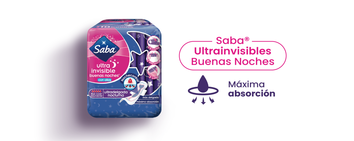 Imagen de un pack de Ultrainvisible Buenas Noches sobre un fondo transparente - Saba