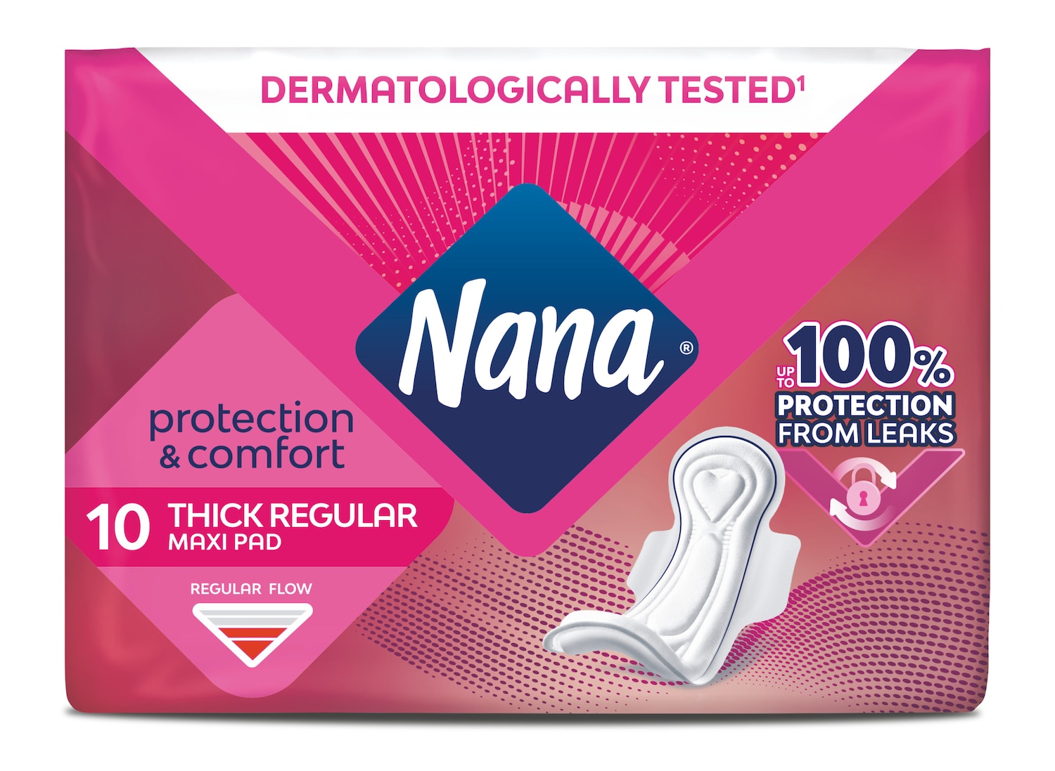 Maxi Regular pads with wings