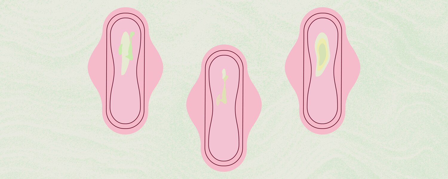 En illustration av gröna flytningar
