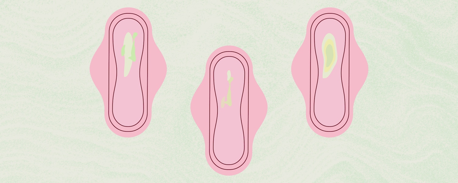 En illustration av gröna flytningar