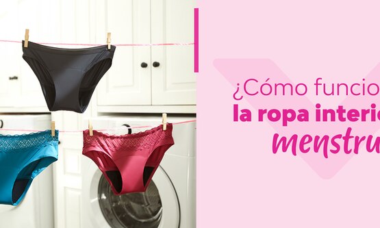 ¿Cómo funcionan los calzones menstruales reusables?