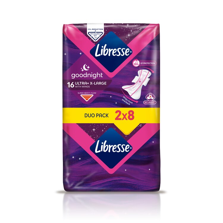 Libresse Goodnight Ultra Xlarge Duo Pack