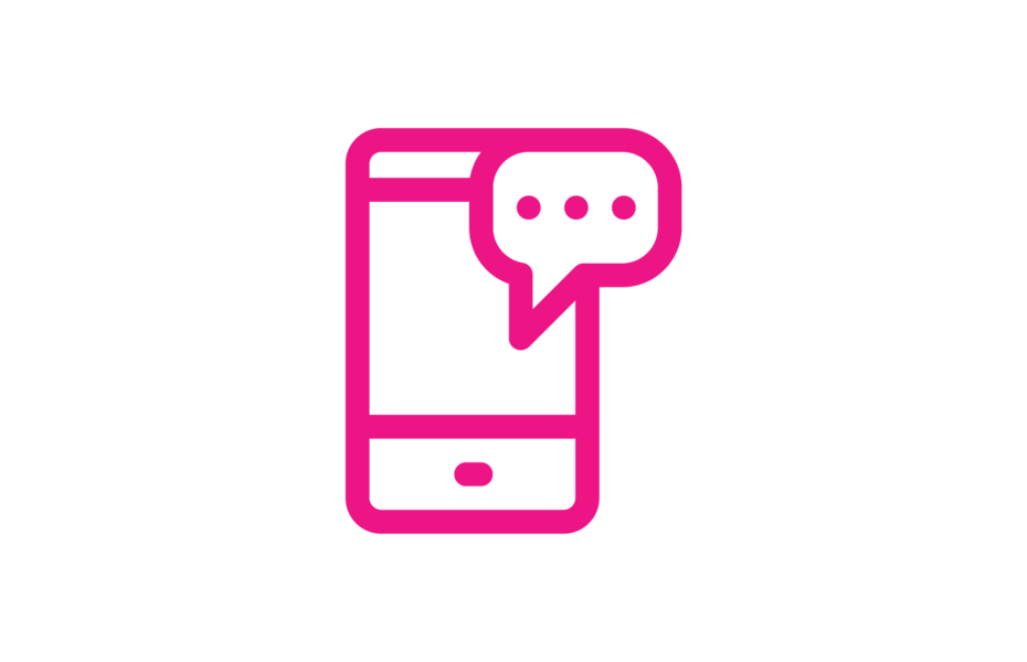 ícono de un celular