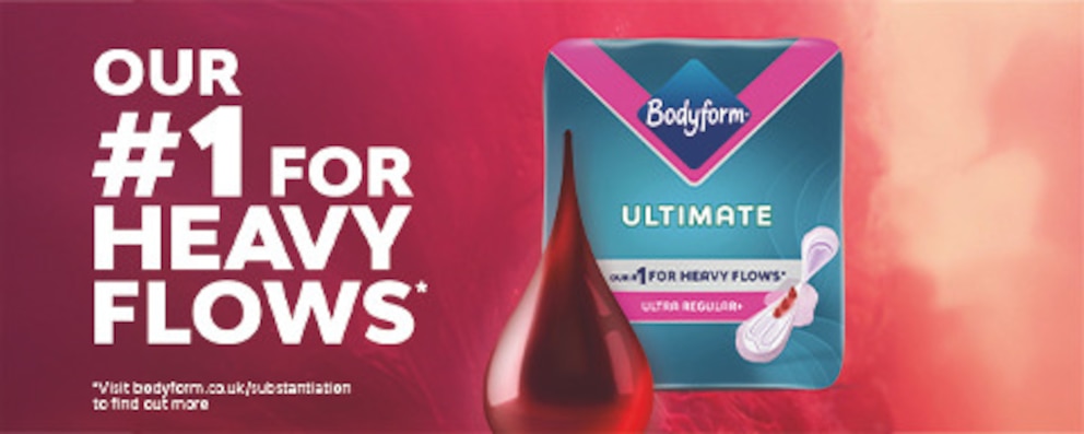 Bodyform Ultimate Brand Website 480x192