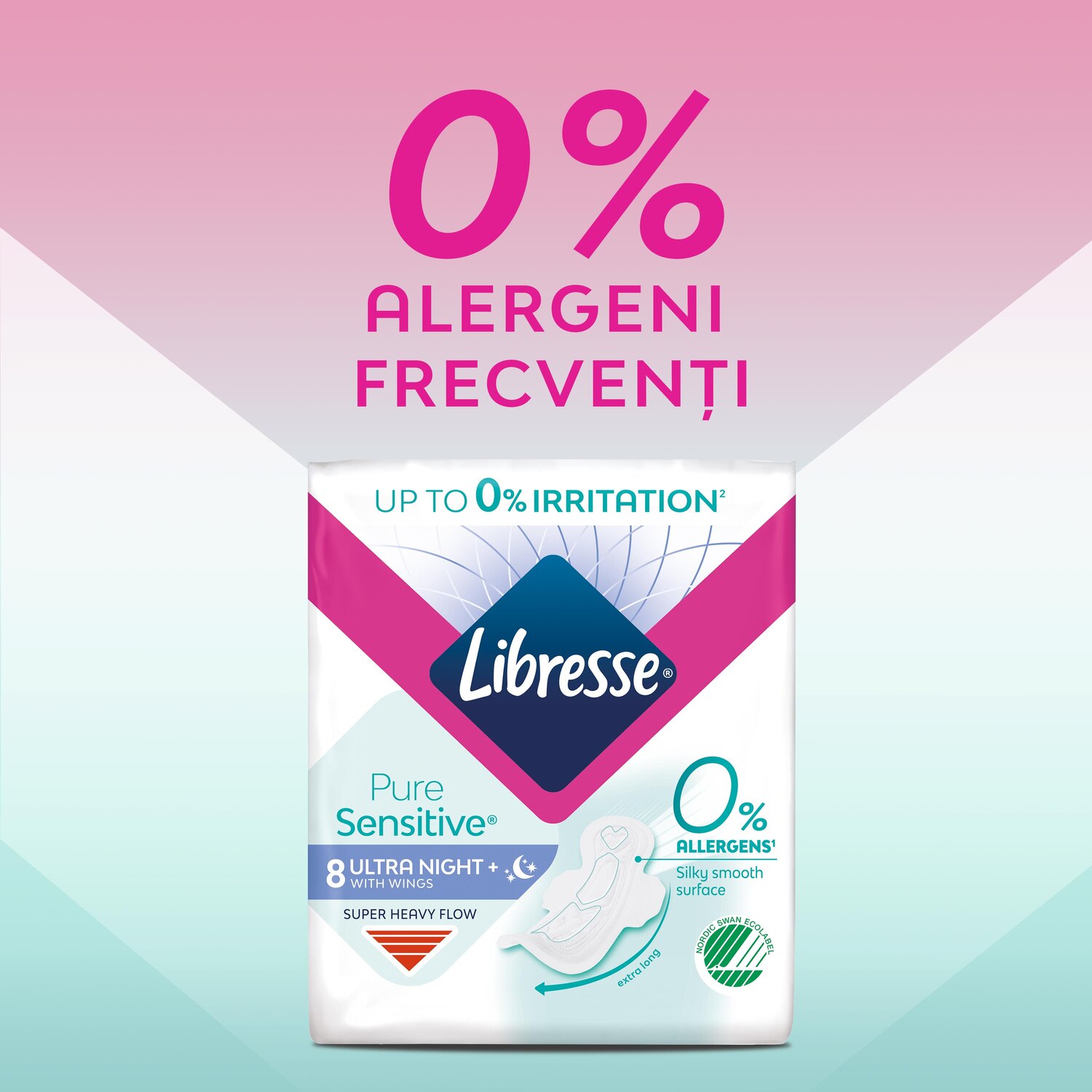 Aquamarina Pure Sensitive Pads X12 Allergens